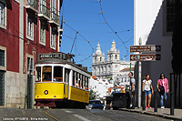 In tram per la citt - Alfama