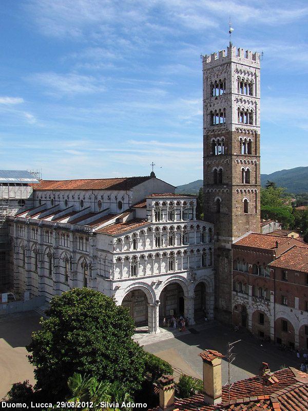 Il duomo - Vista dal campanile dei Santi Giovanni e Reparata