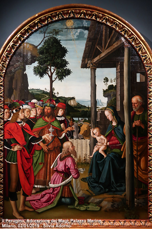 Presepi e dintorni - Adorazione del Perugino