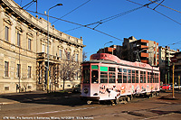 Tram, filobus e architettura - Piazzale Santorre di Santarosa