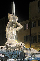 Roma di notte - Fontana del Tritone