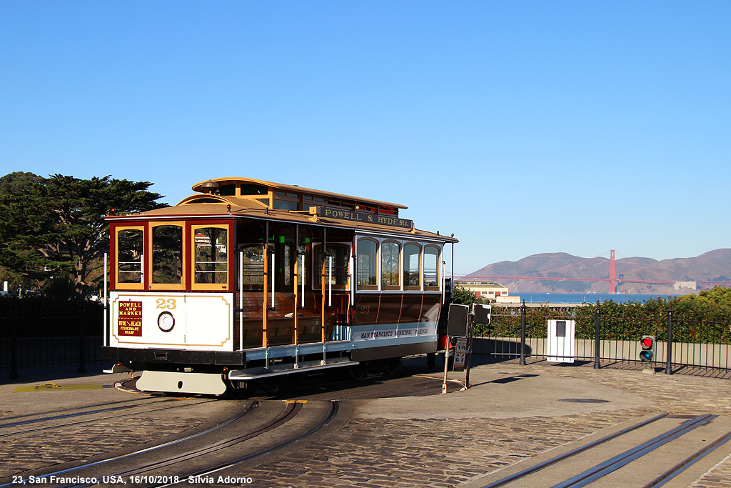 Istantanee da San Francisco - Cable car e Golden Gate