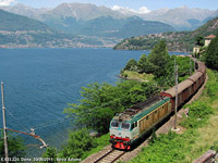 Sentieri lungo la riva - Ferrovia Lecco-Colico presso Dorio, lago di Como