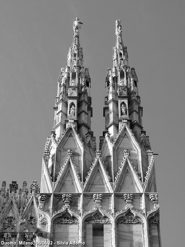Duomo - Dettagli in bianco e nero