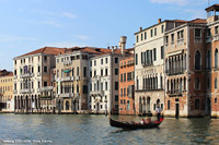 Cartoline - Gondola sul Canal Grande