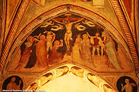 Dettagli di affreschi - Crocefissione