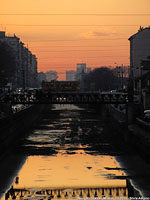 Citta' d'acqua - Naviglio Grande, al tramonto.