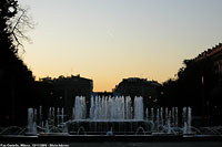 L'imbrunire e l'alba - Piazza Castello.