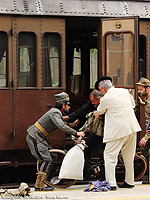Intorno al treno - Set cinematografico