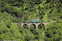 Un treno degli anni '20 - Sul viadotti