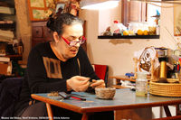 L'arte del bisso - Chiara Vigo al lavoro