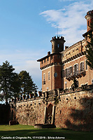 Castello di Chignolo - Dettaglio della facciata