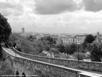 Pietre in bianco e nero - Panorama del centro storico