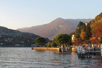 Lungolago - Passeggiata al tramonto