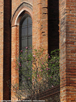 Dettagli di marmo e mattoni - Sant'Agostino
