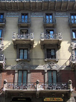 Finestre e balconi - Ferro battuto, stile liberty