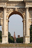 Quadri milanesi - Arco della Pace e Castello