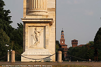 Quadri milanesi - Arco della Pace e Castello