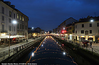 E' arrivato il Natale - Luminarie sui Navigli