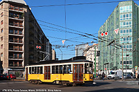 Tram, filobus e architettura - Piazza Caiazzo