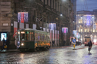 Tram e luminarie - Cordusio