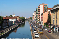 Estate e tram - Naviglio Grande