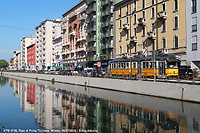 Estate e tram - Naviglio Grande