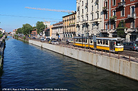 Estate e tram - Naviglio Grande