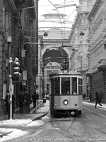 Neve in bianco e nero - Via Grossi