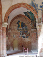 Abbazia di Vezzolano - Gli affreschi del chiostro