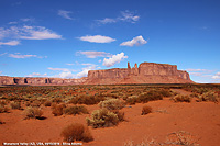 Monument Valley - Three Sisters and Mitchell Mesa