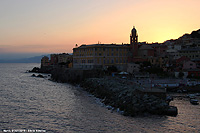Nervi - Silhouette al tramonto