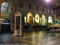 L'acqua a sorpresa - Piazza dei Mercanti