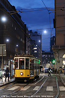 Sere d'inverno - Tram in piazza Cavour