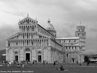 Il duomo - Vista del duomo con la torre pendente