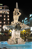Roma di notte - Fontana del Tritone