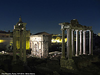 Roma di notte - Foro Romano