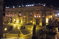 Roma di notte - Piazza del Campidoglio