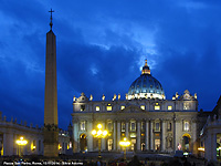 Roma di notte - Piazza San Pietro