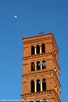 Tra marmi e acque - Campanile e luna