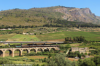 In treno verso Segesta - Tra Alcamo e Calatafimi