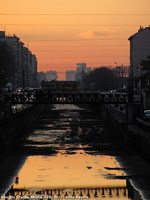 Magie di luce - Naviglio Grande a Milano