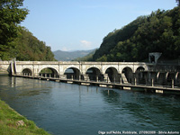 Tracciare i segni - Diga di Robbiate, fiume Adda