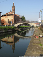 Frammenti di vita - Chiesa di San Cristoforo, Naviglio Grande