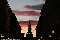 Passeggiata al castello - Silhouette