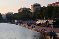 Lungo i navigli - Verso il tramonto