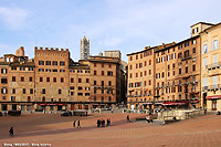 Intorno a piazza del Campo - Vista della piazza