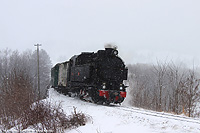 Il vapore nella neve - Viadotto Righio