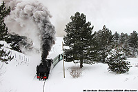 Il vapore nella neve - Paesaggio invernale