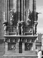 Duomo - Dettagli in bianco e nero